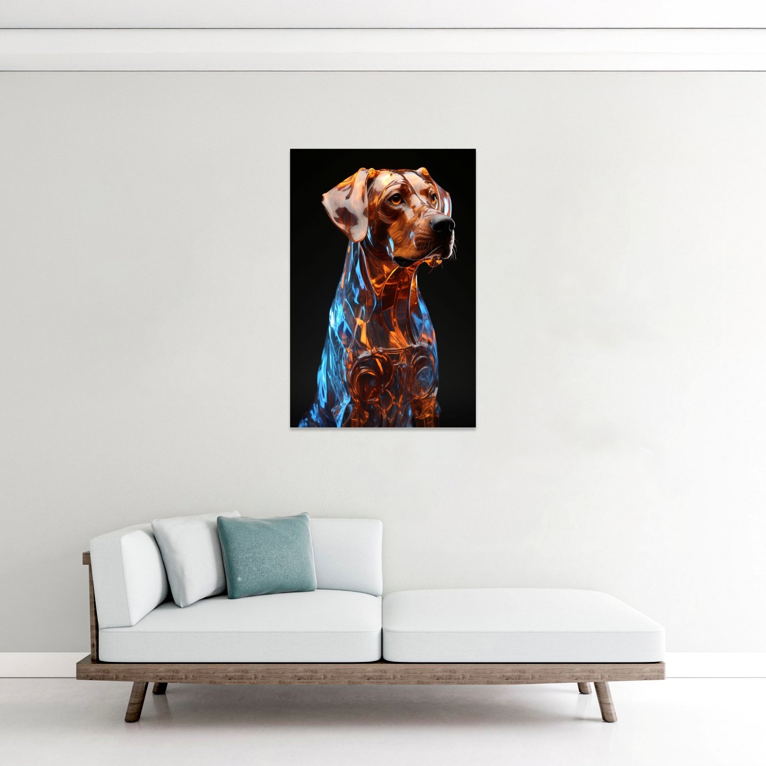 Bronz Heykel Köpek Figürü