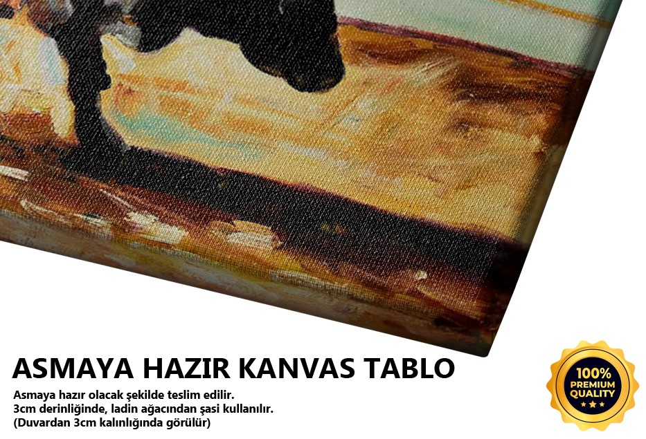 Boğa Binen Kovboy Tablo