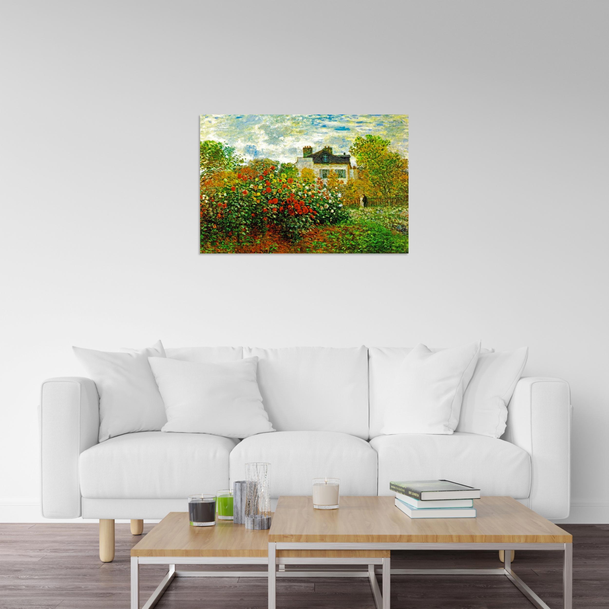 Argenteuil'de Monet'in Bahçesi, 1873 Tablo