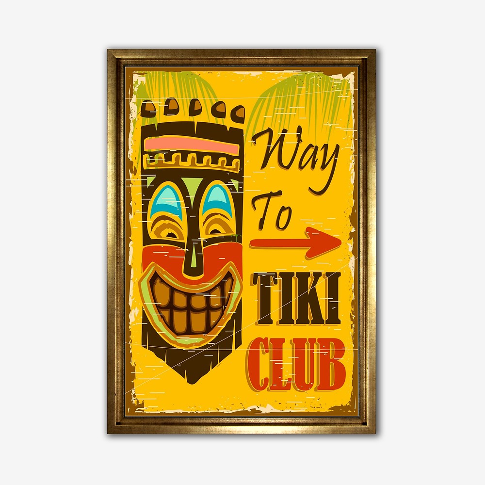 Tiki Club Vintaj Tablo