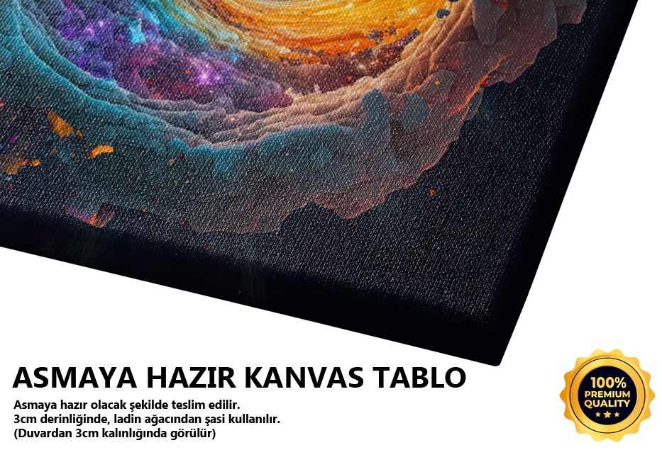 Galaksi Kara Delik İllüstrasyonu