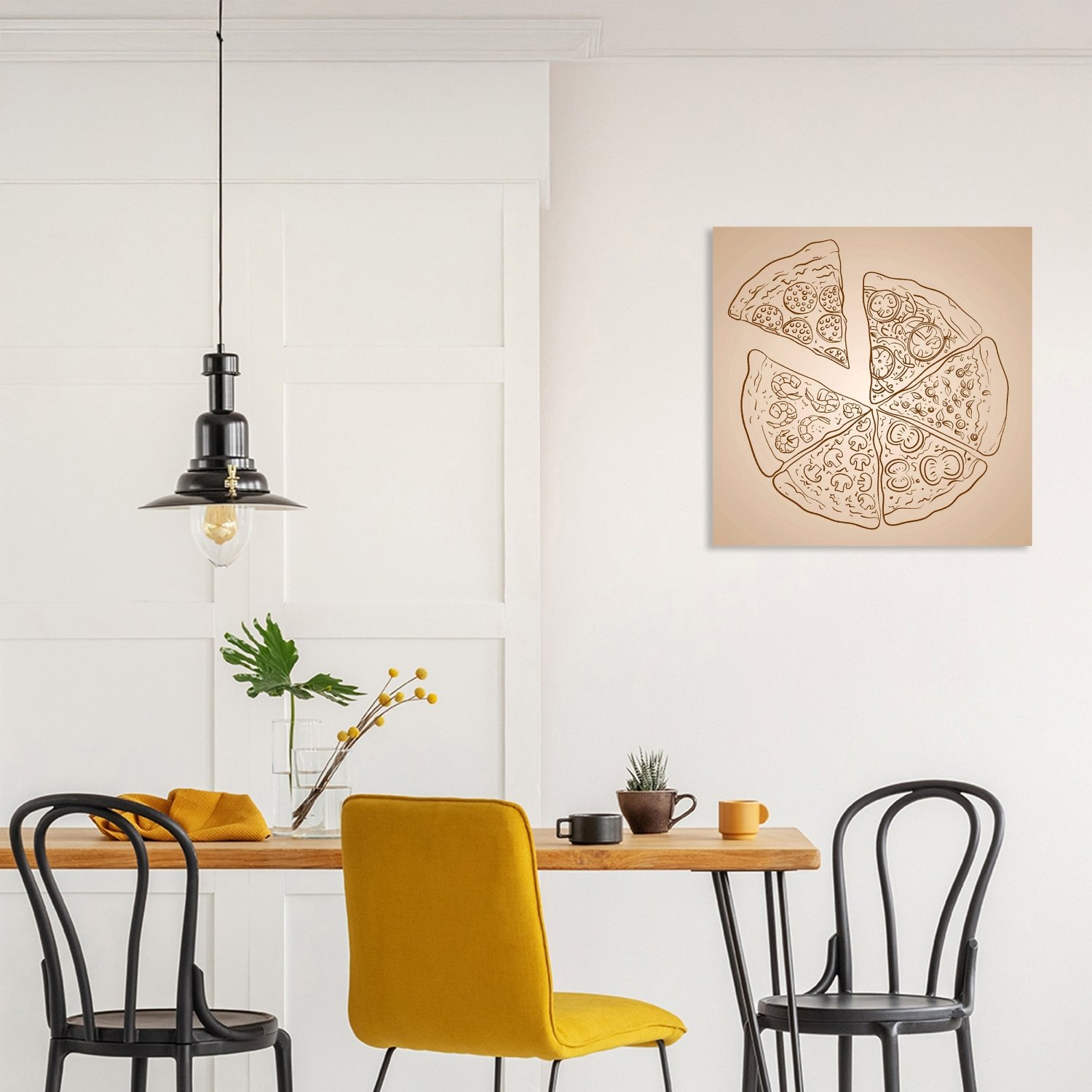Çeşitli Pizza Tablo