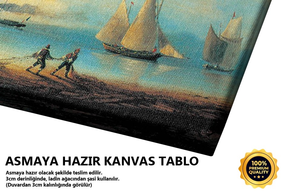 Sahilde Balıkçılar Tablo