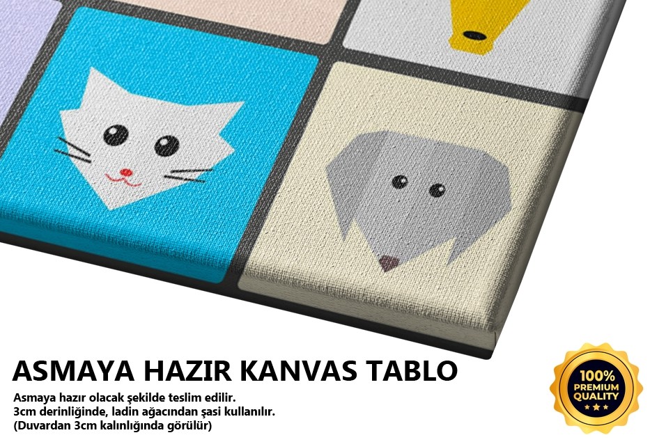 Origami Hayvanlar Tablo