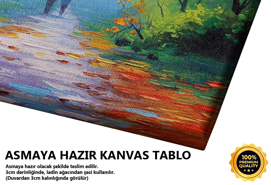 Ağaçlı Yolda Yürüyüş Tablo