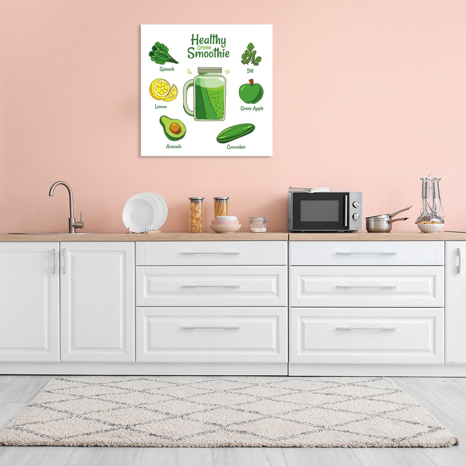 Yeşil Smoothie Tablo