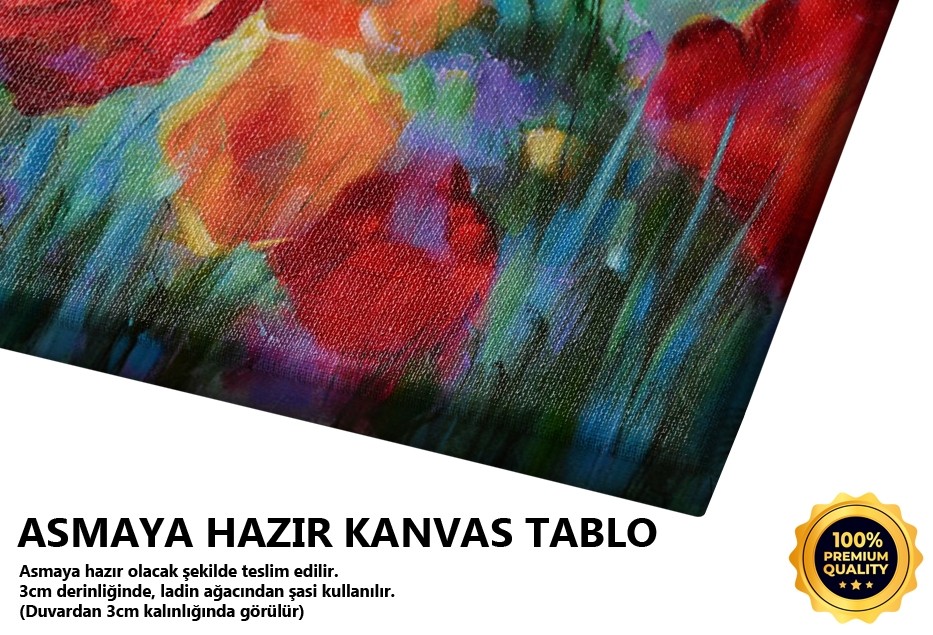 Kırmızı Gelincikler Tablo