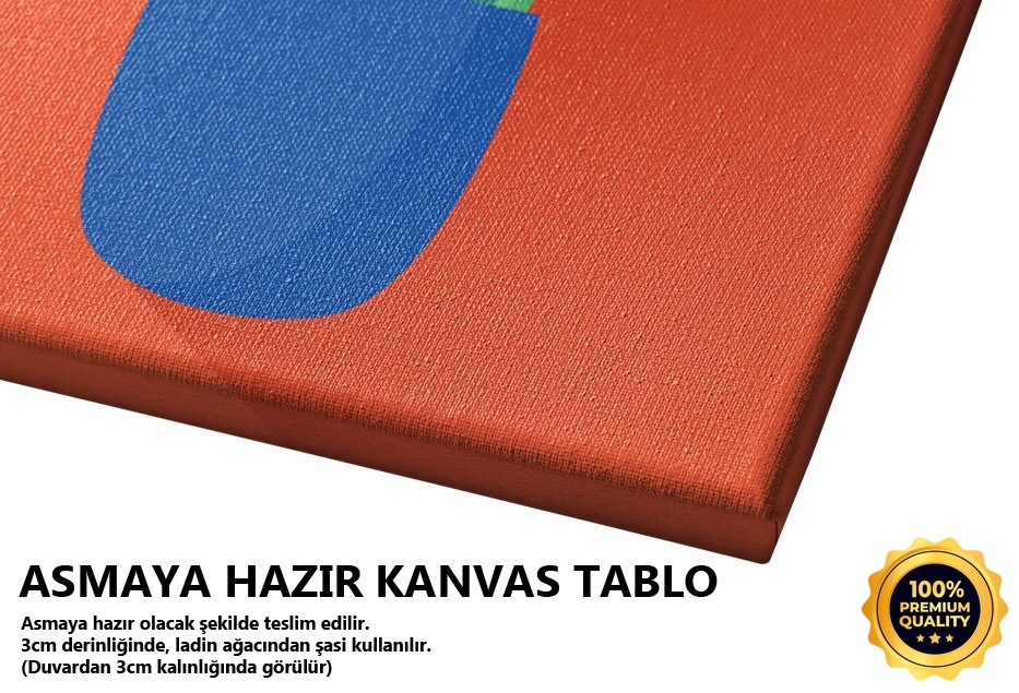 Kaktüs Tekli 4 Tablo
