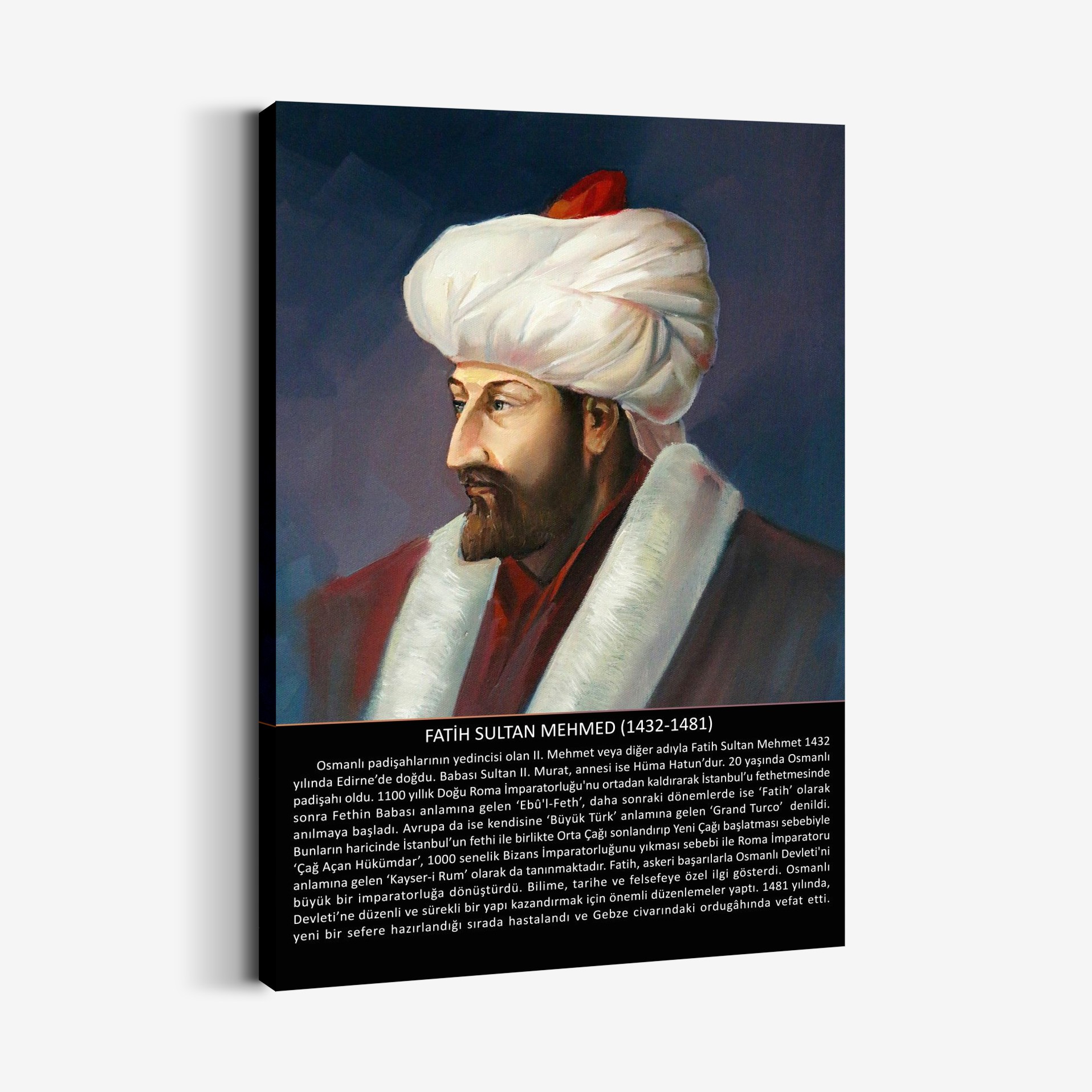 Fatih Sultan Mehmed (1432-1481) Tablo