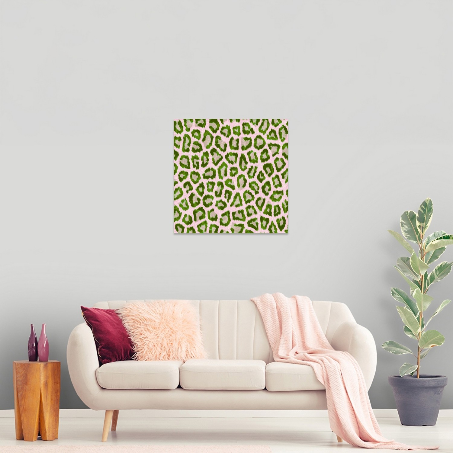 Çevreci Leopar Tablo
