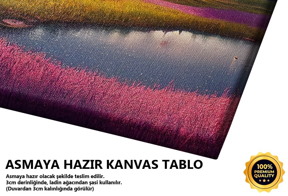 Mor Gün Batımı Tarlası