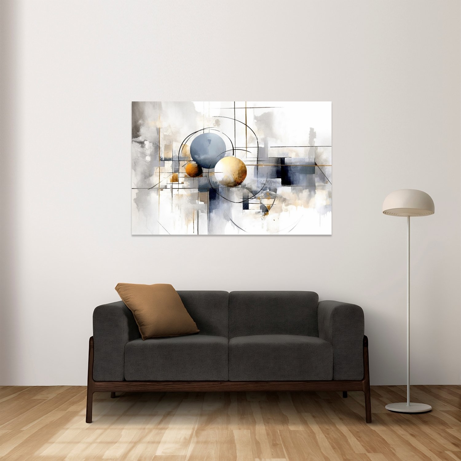 Modern Geometrik Daire Tasarımı