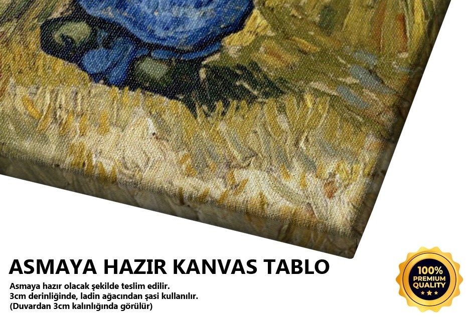 Ekin Bağlayıcı Köylü Kadın Tablo