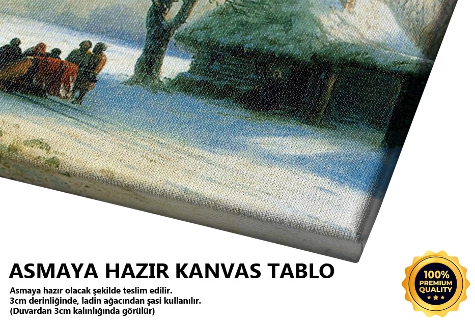 Kış Manzarası, 1868 Tablo