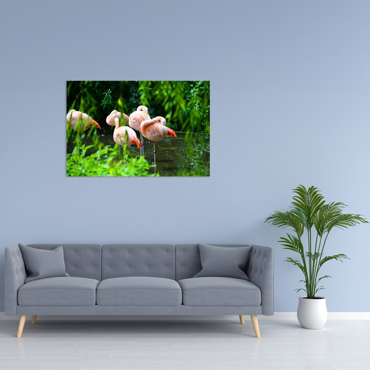 Flamingo Sürüsü Tablo