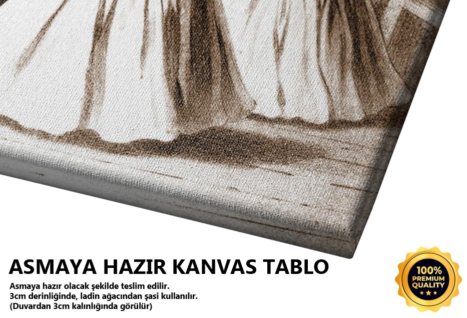 Mevlevi Dervişlerinin Seması Tablo