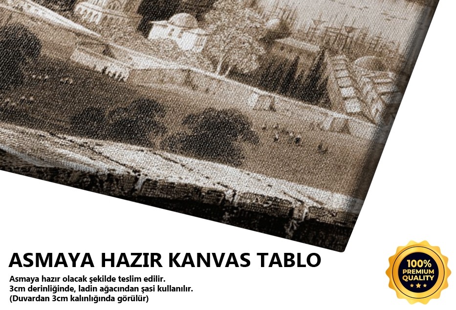 Beyazıt Kulesi'nden Süleymaniye Camii Ve Kanuni Sultan Süleyman Türbesi Tablo