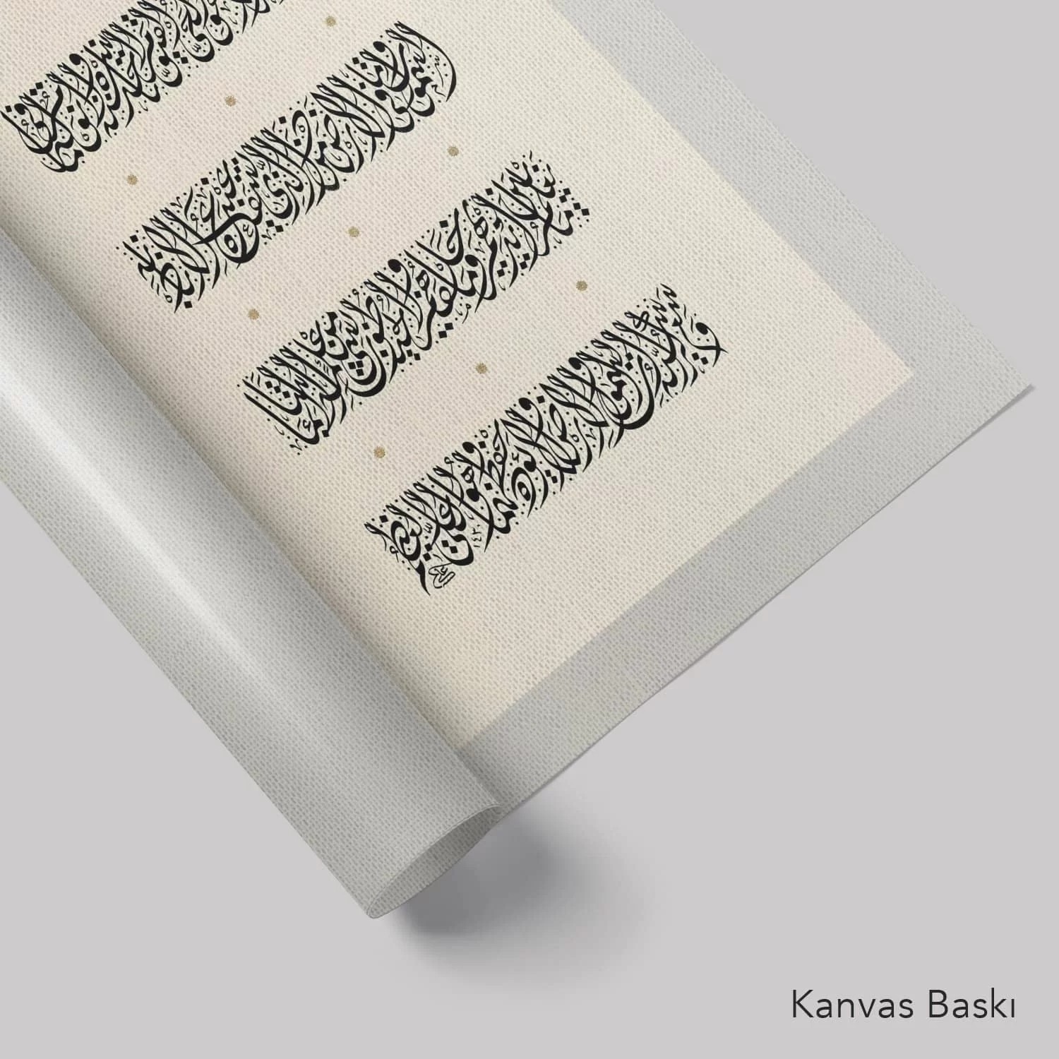 Tuğra Besmele Ve Ayetel Kürsi (Baskı)