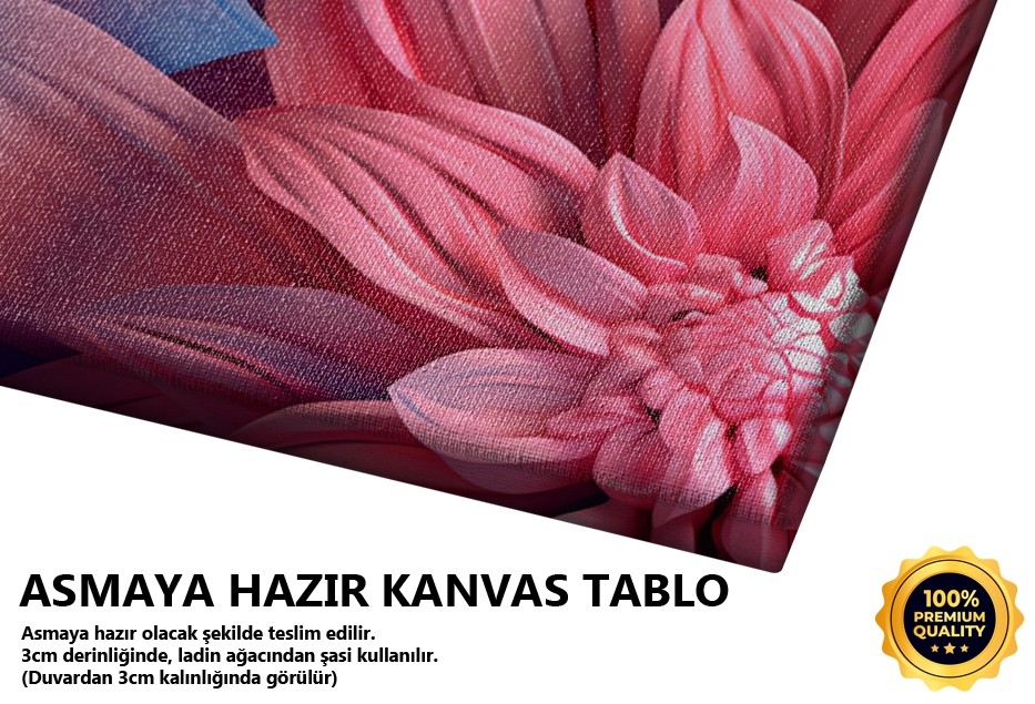 Pembe Çiçek Deseni