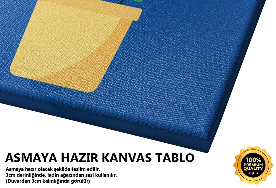 Kaktüs Tekli 5 Tablo