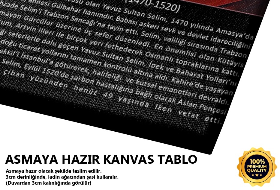 Yavuz Sultan Selim (1470-1520) Tablo