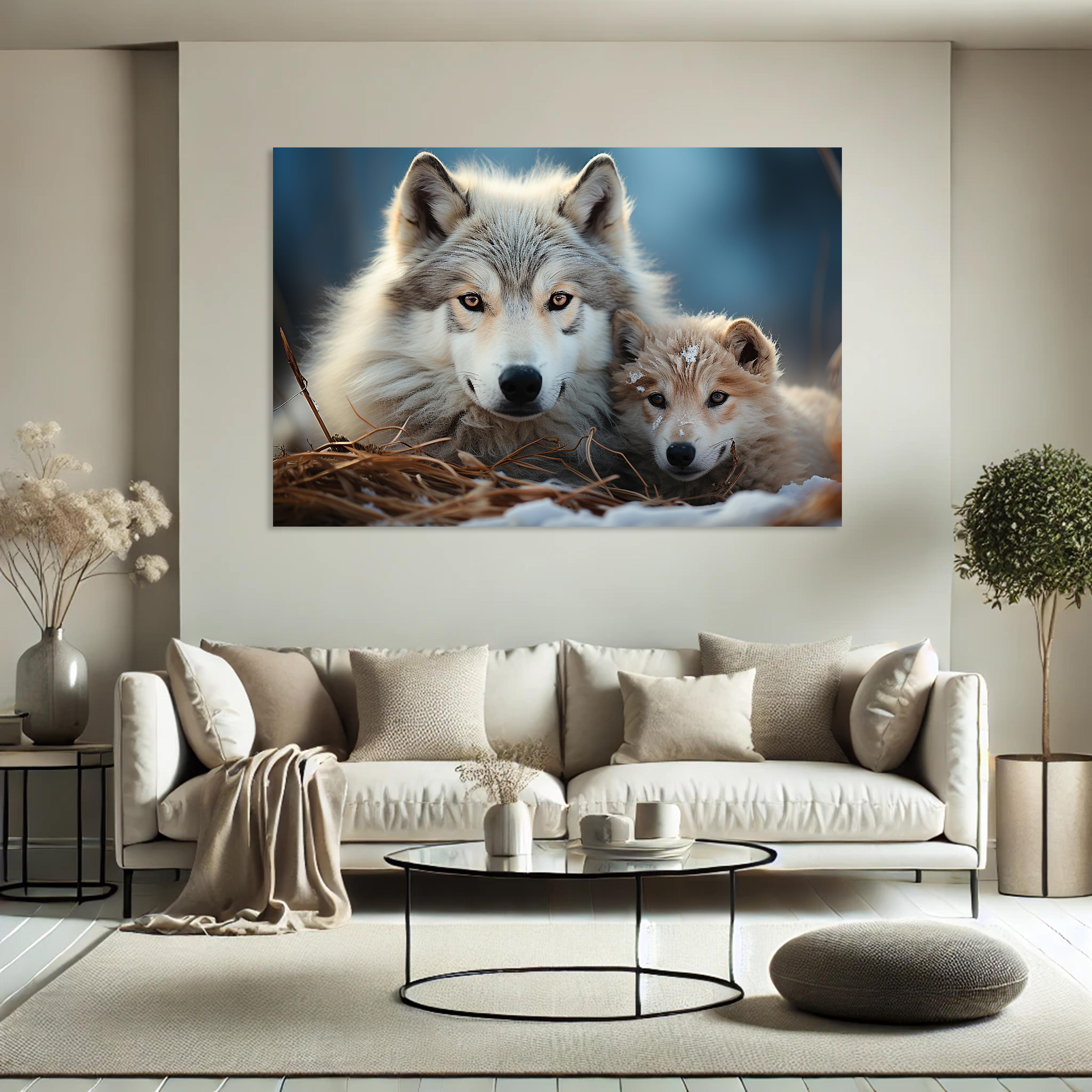 Karda Oynayan Yavru Köpek