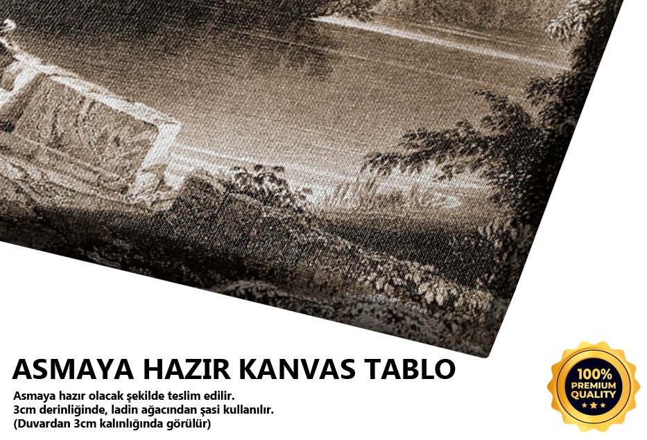 Belgrat Ormanları'nda Bir Su Bendi Tablo