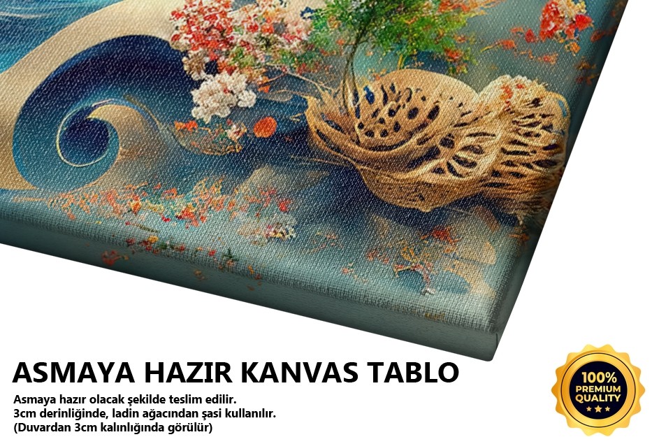 Dalga ve Çiçek Kombinasyonu