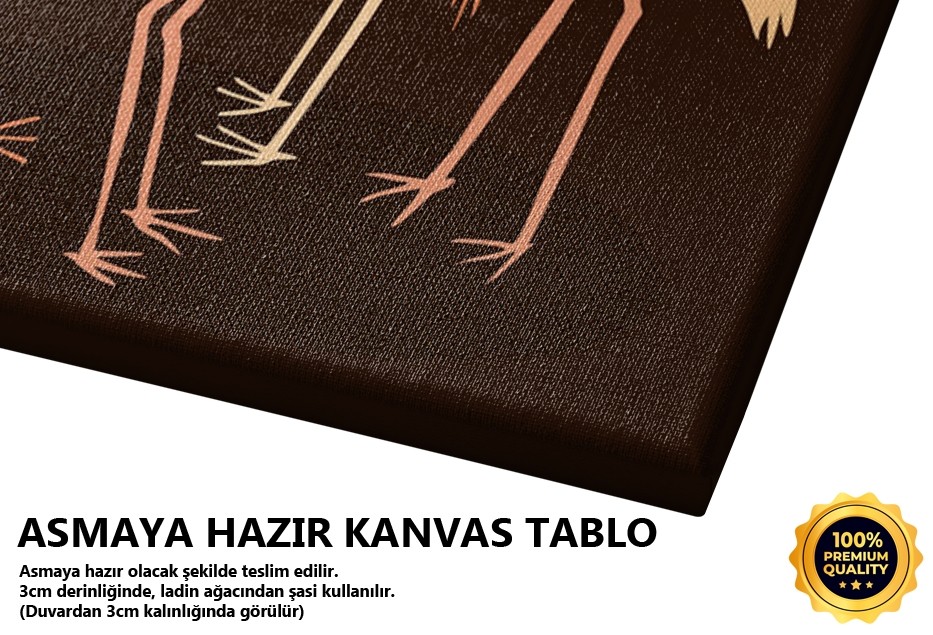 Tropikal Kuş Sürüsü Tablo