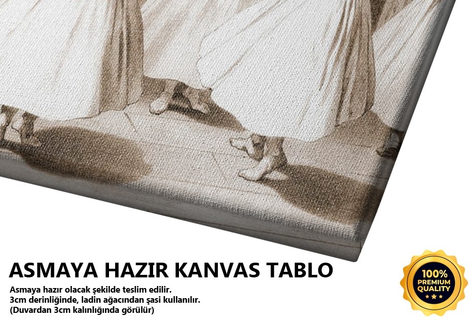 Mevlevi Dervişlerinin Seması Tablo