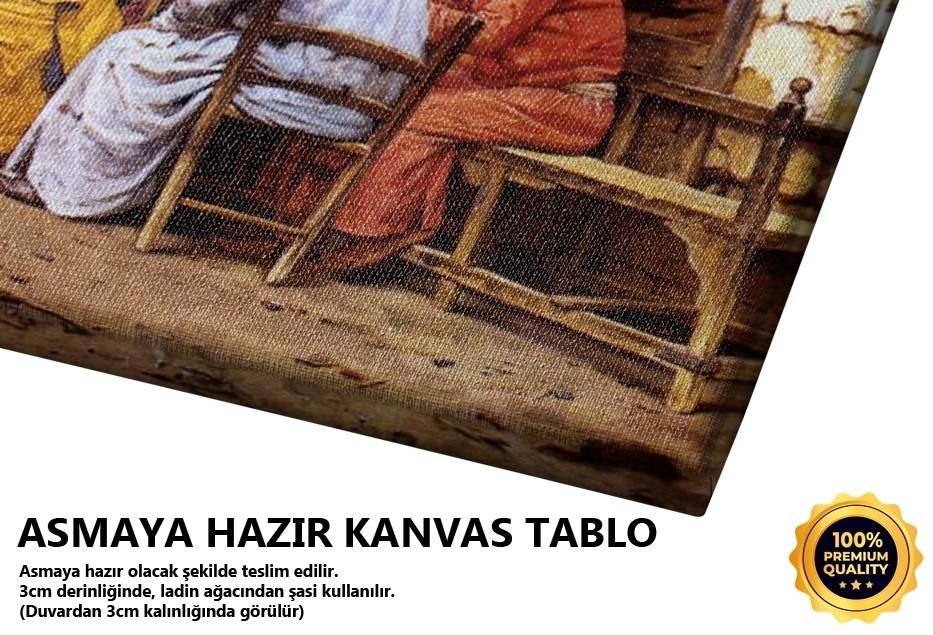 Domino Oyuncuları Tablo