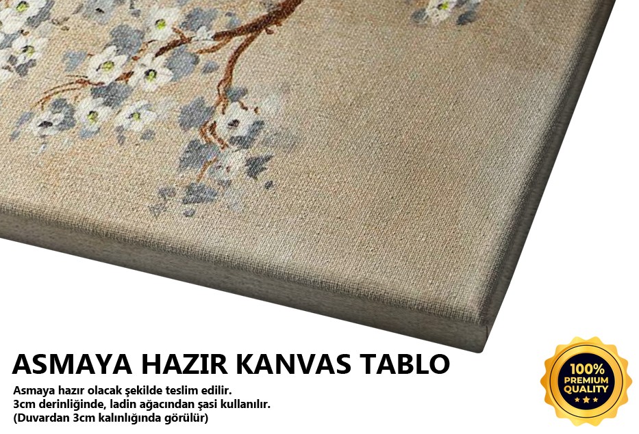 Çiçek Açmış Ağaç Dalı Tablo