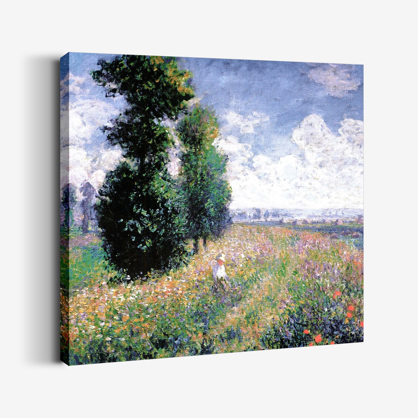 Giverny Önünden Peyzaj Tablo