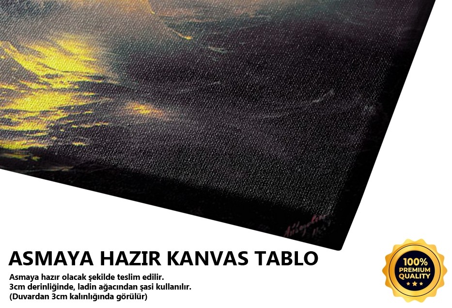 Dolunaylı Gece, 1849 Tablo