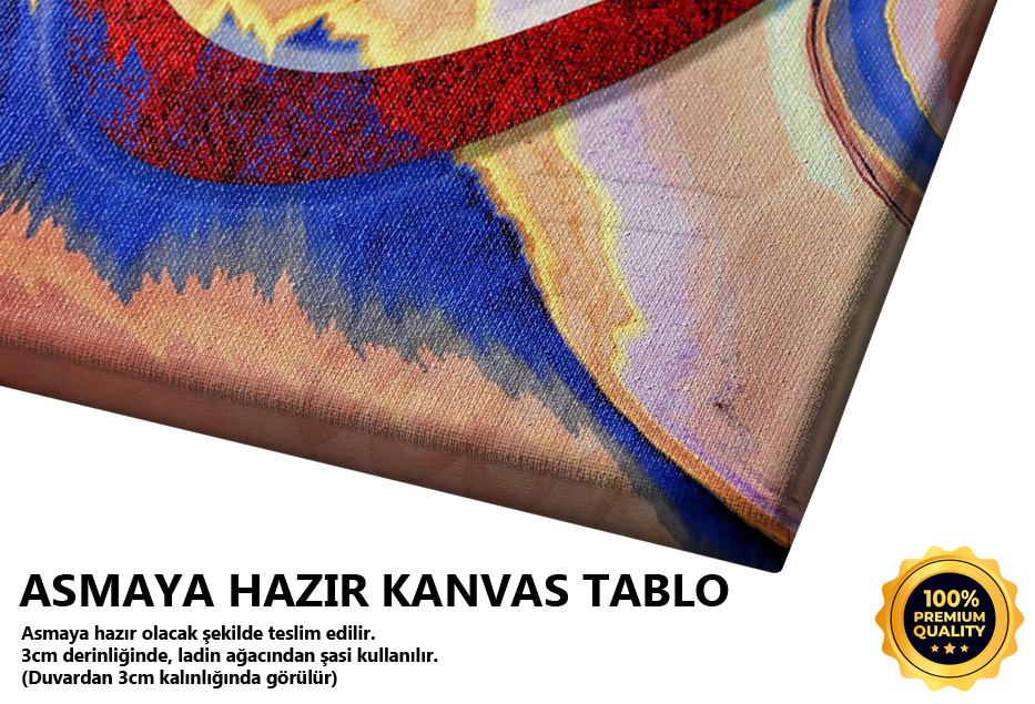 Vav - Allah Herşeye Kadirdir (Ayet) Tablo