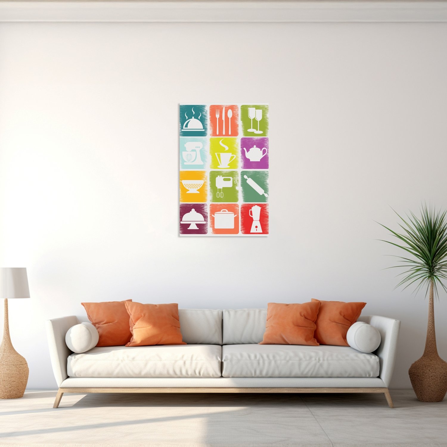 Colours İn Kitchen Tablo