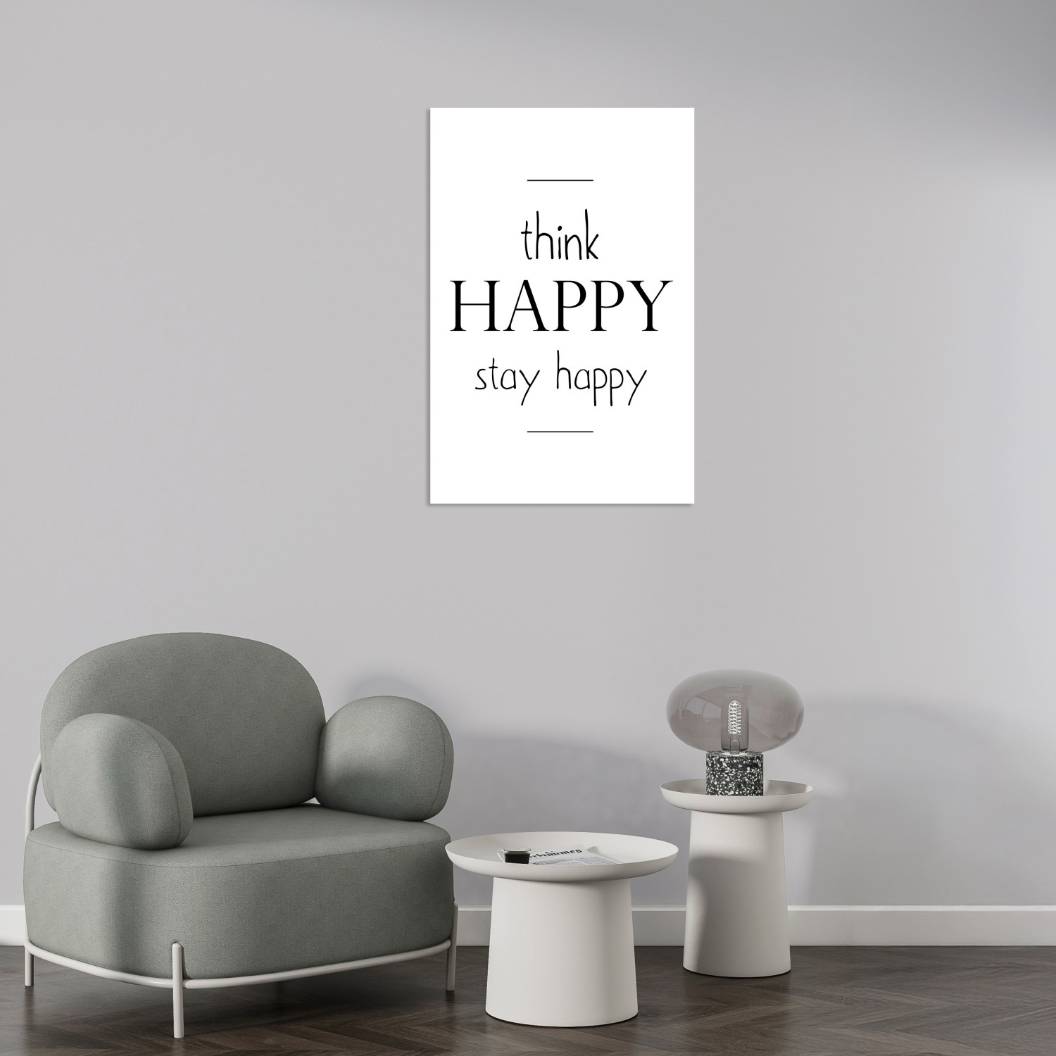Think Happy Stay Happy Tablo
