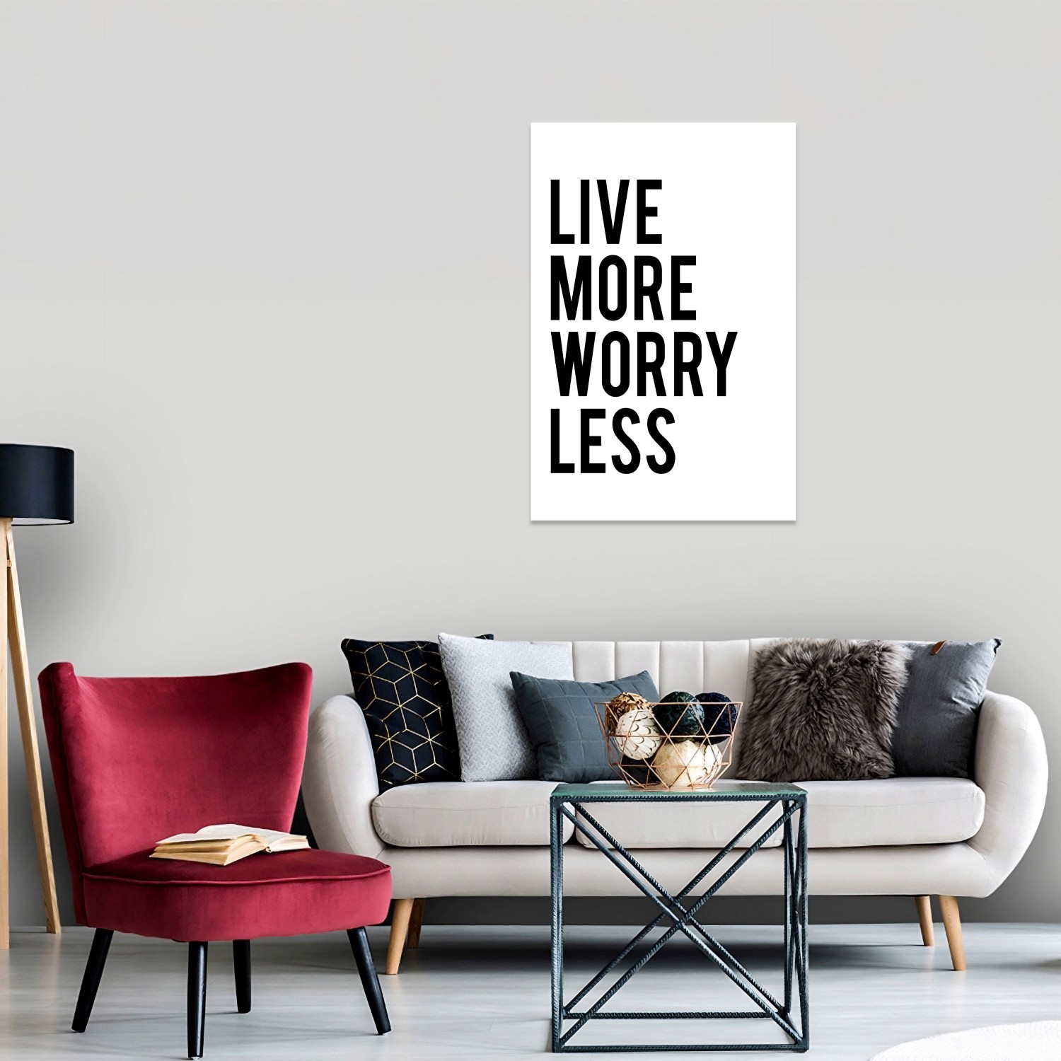 Live More Worry Less Tablo