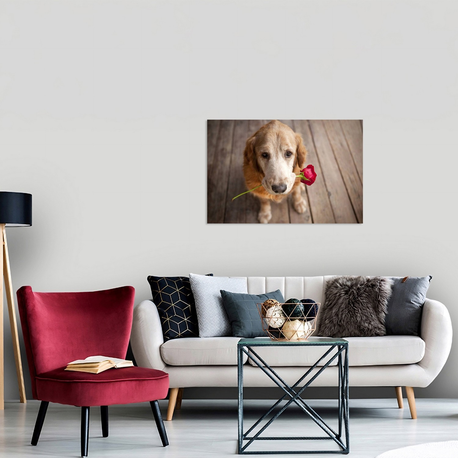 Köpek Ve Kalp Tablo