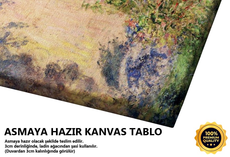 Giverny'de Bahçe Tablo