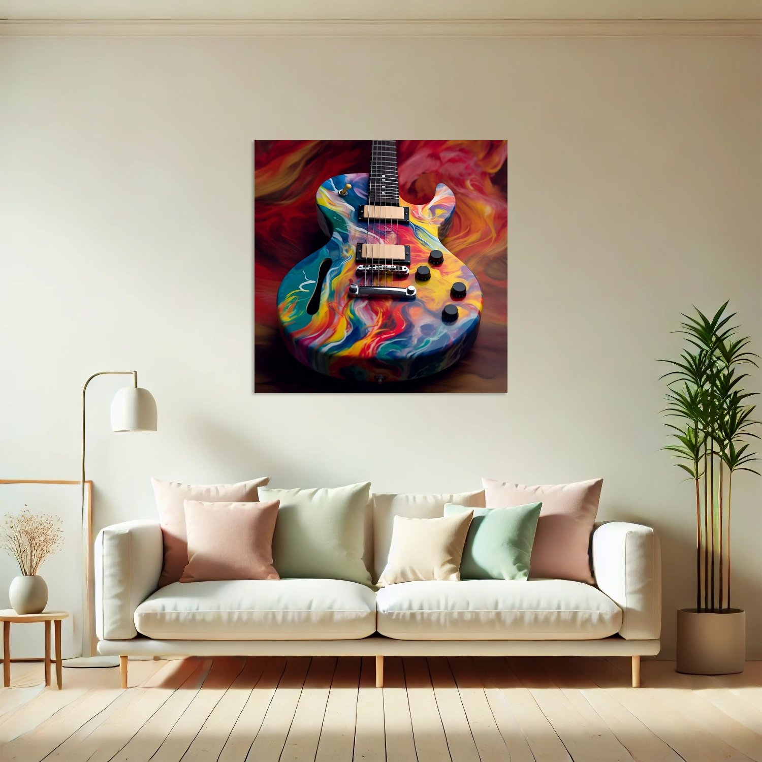 Renkli Elektro Gitar