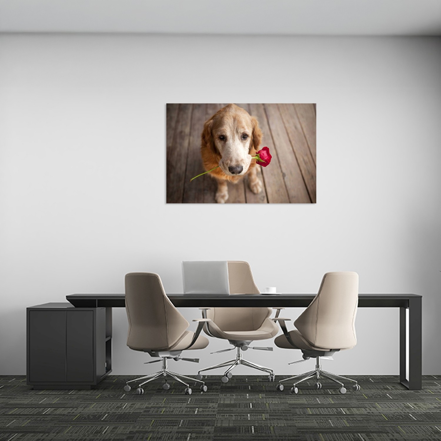 Köpek Ve Kalp Tablo
