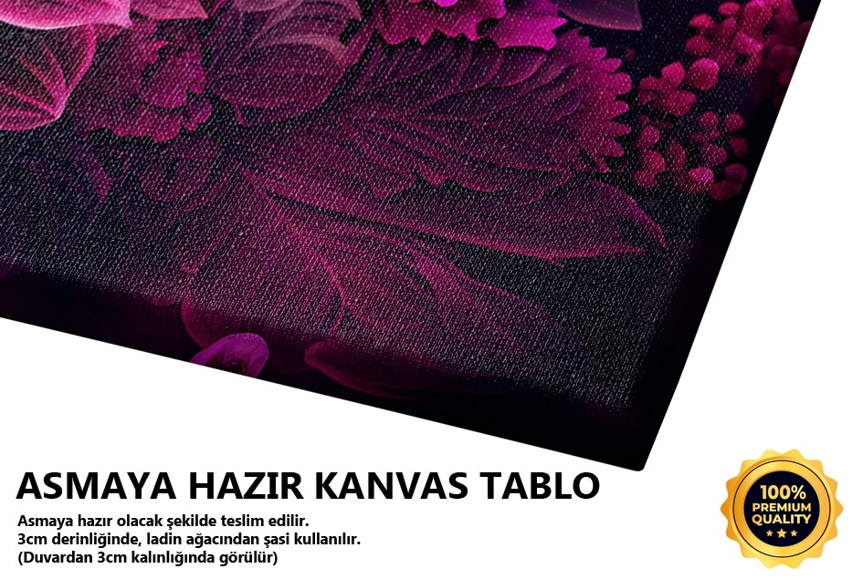 Koyu Pembe Çiçek Yakın Plan