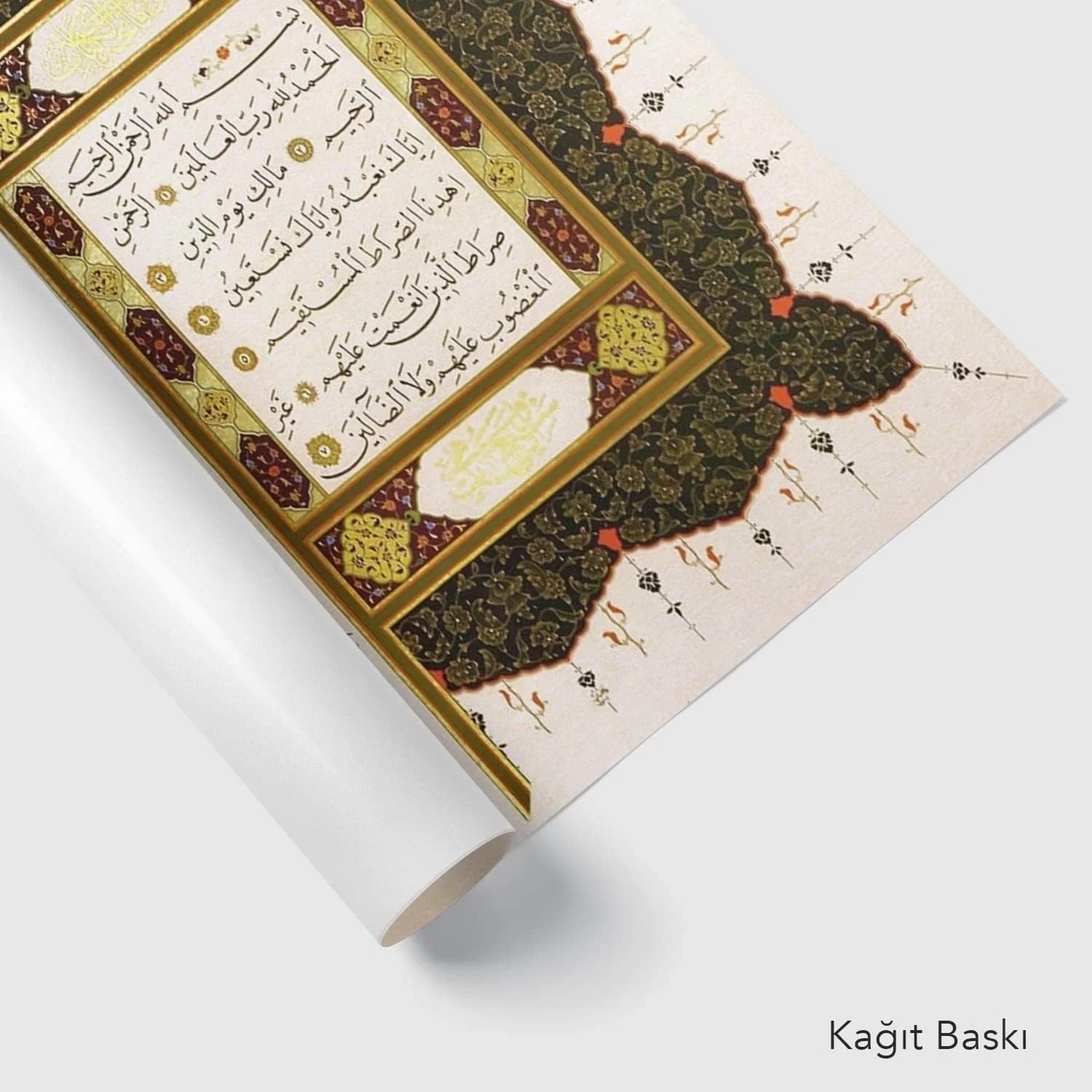 Fatiha Ve Elif-Lam-Mim (Baskı)