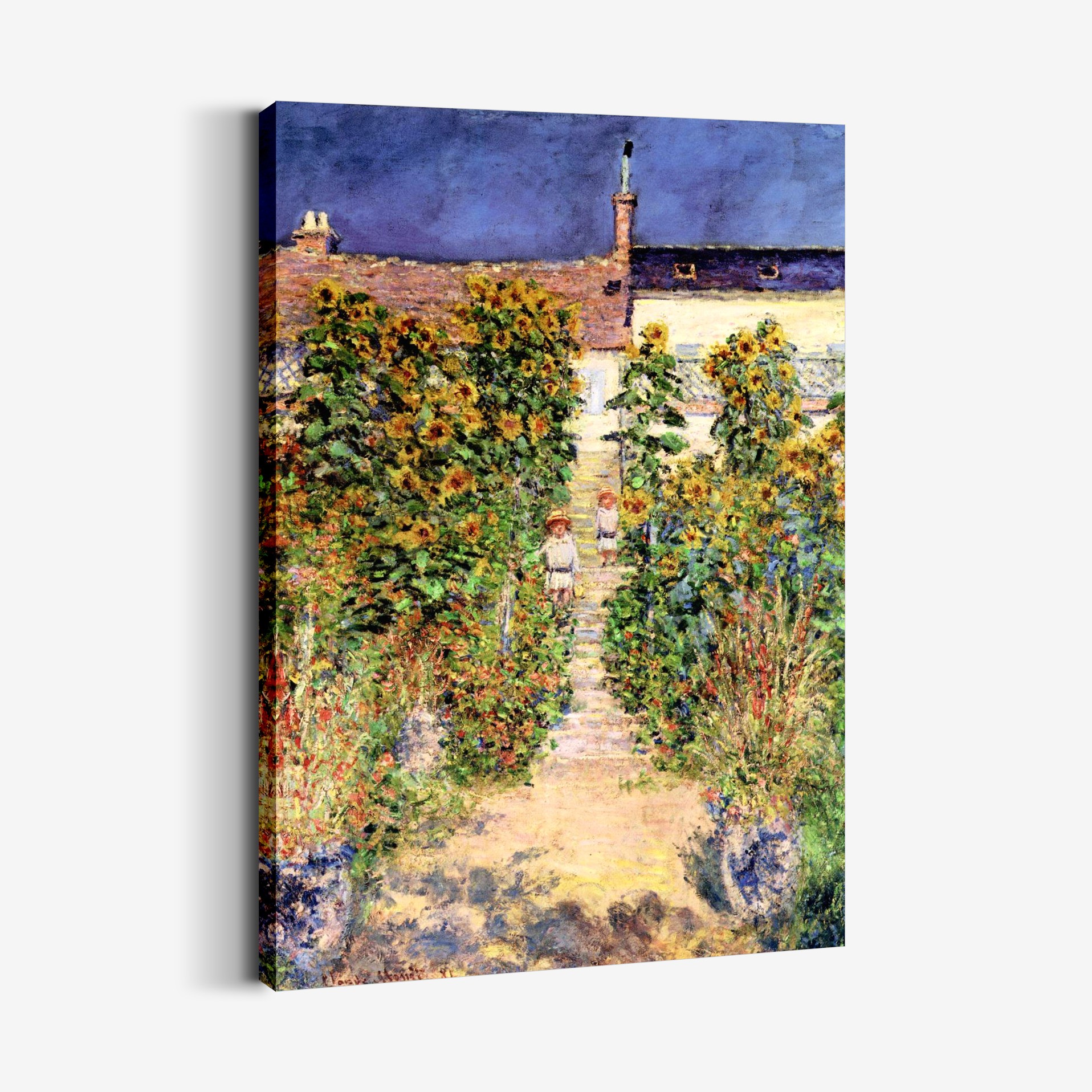 Giverny'de Bahçe Tablo