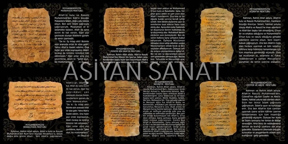 Peygamberimizin Hükümdarlara Tebliğ Mektupları (Baskı)