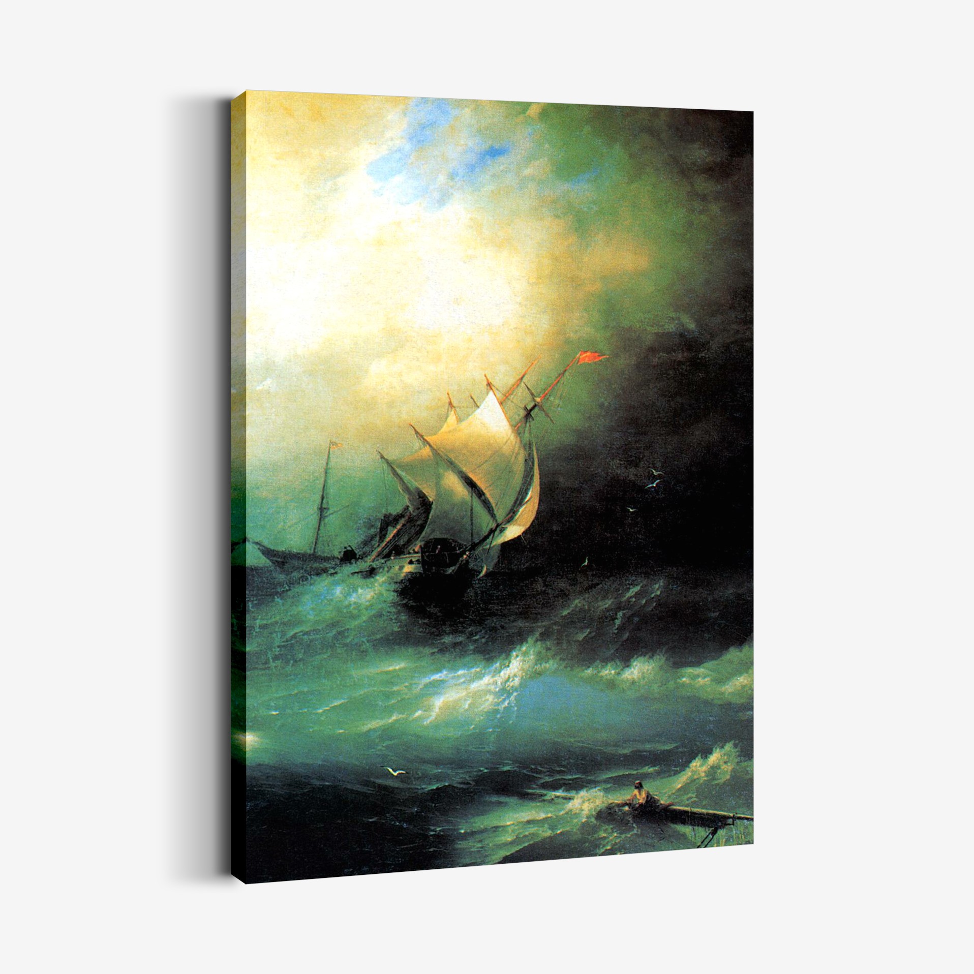Atlantik Okyanusu'nda Fırtına, 1846 Tablo