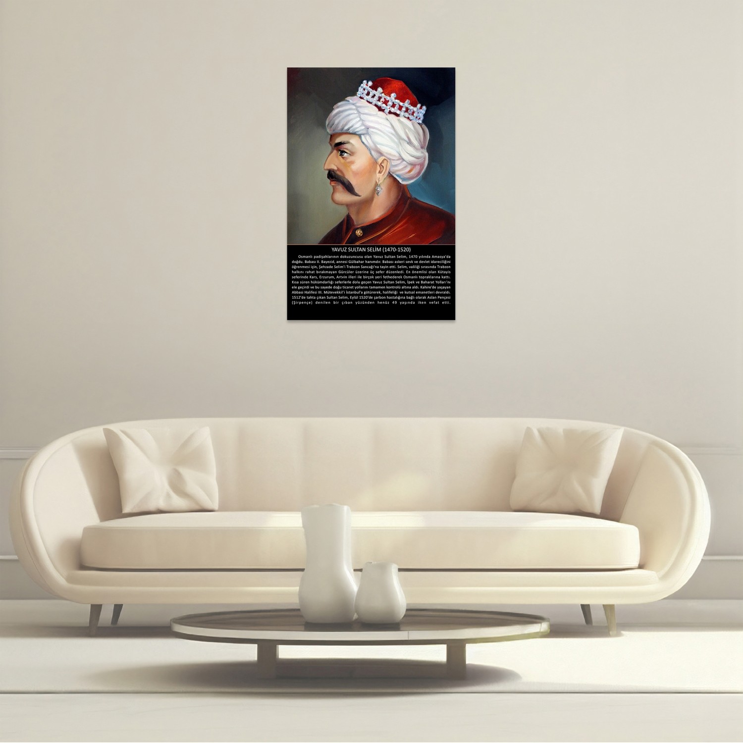 Yavuz Sultan Selim (1470-1520) Tablo