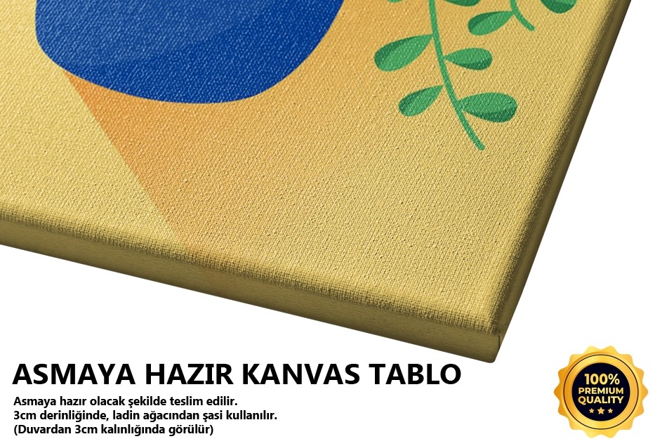 Kaktüs Tekli 3 Tablo