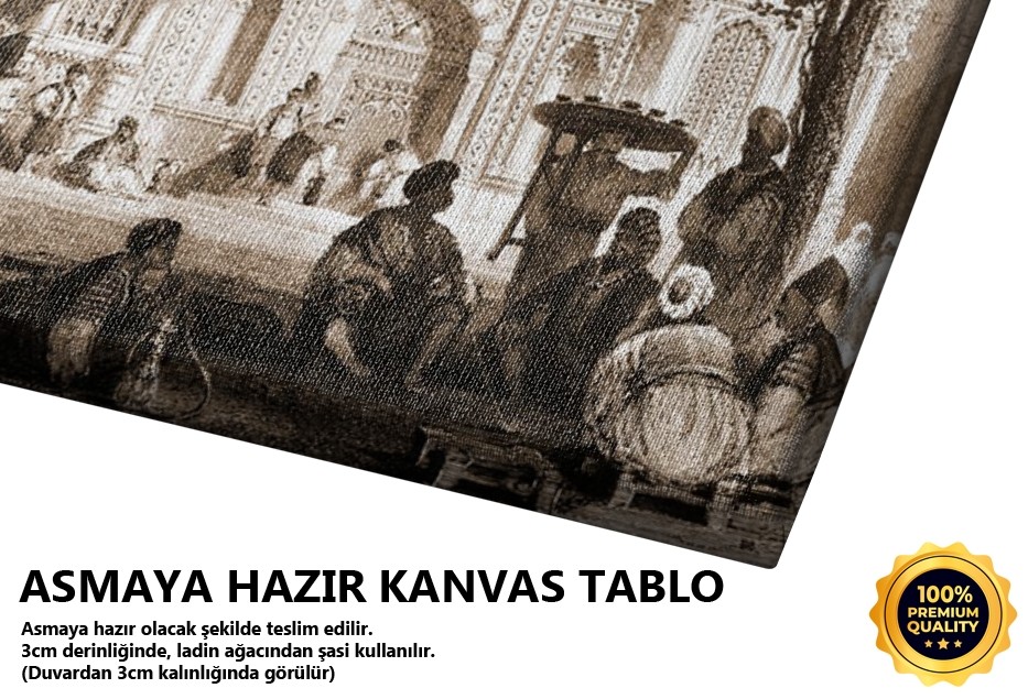 Topkapı Sarayı Birinci Kapısı(Bab-I Hümayun) Ve 3. Ahmet Çeşmesi Tablo